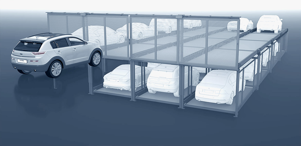 KLAUS Multiparking Graphic Parking system TrendVario 6100+ 